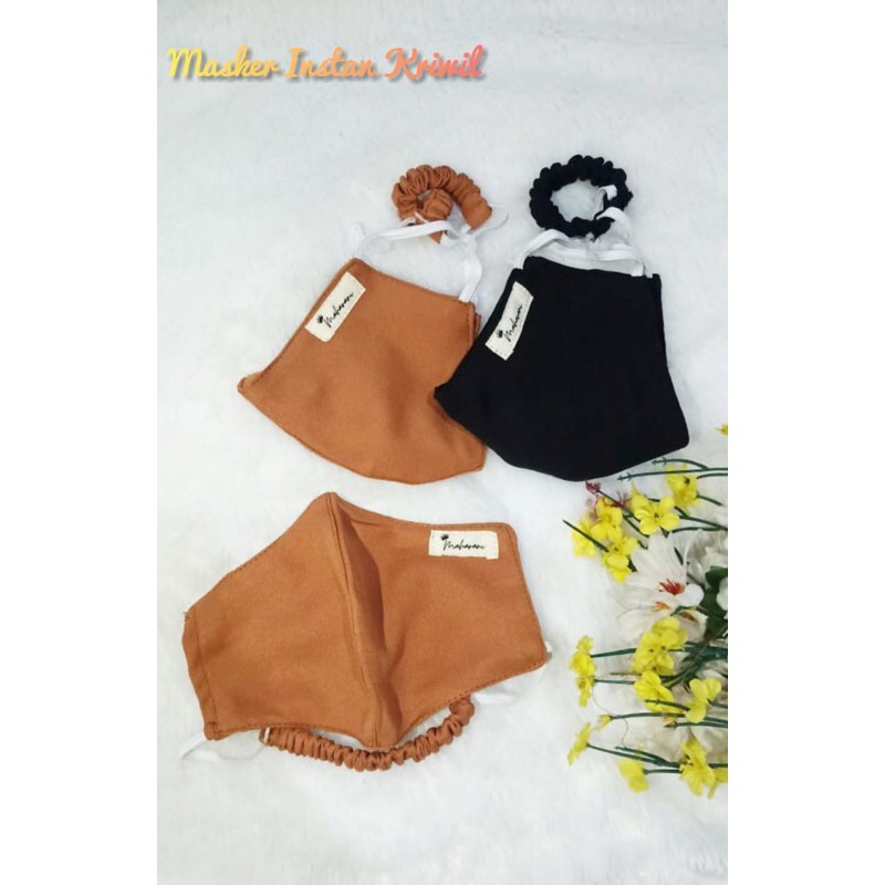 masker kain 2 lapis