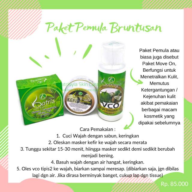 PAKET PEMULA WAJAH BRUNTUSAN BATRISYIA