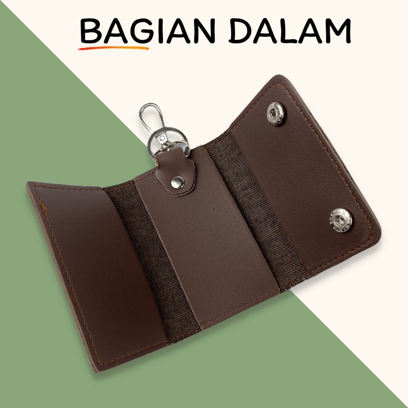 DOMPET KUNCI MOBIL TOYOTA DOMPET STNK MOBIL LIPAT 3 DOMPET STNK KULIT SINTETIS GANTUNGAN KUNCI MOBIL TOYOTA DOMPET KUNCI TOYOTA