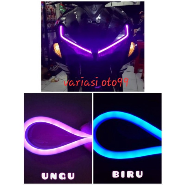 LAMPU ALIS MOTOR DRL FLEXIBLE 30CM LAMPU MOTOR [HARGA 1PCS ]