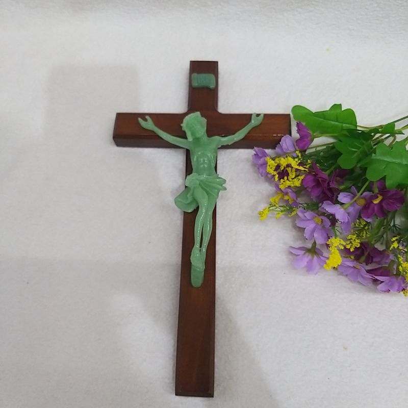 Salib Gantung Fosfor 30cm