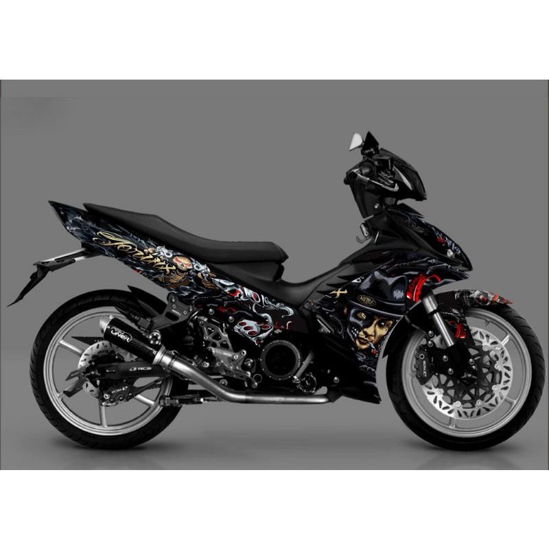 Decal Mx New 135 Exciter - Sticker Decal Jupiter Mx New 135 Exciter Full Body Motif Jerinx terbaru