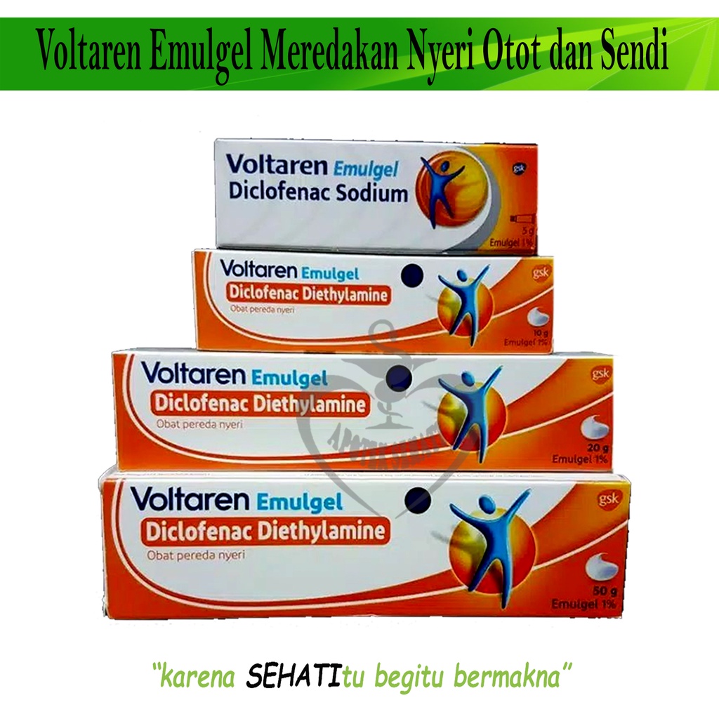 All varian VOLTAREN EMULGEL Pereda Nyeri Otot Keseleo Sendi Kaku