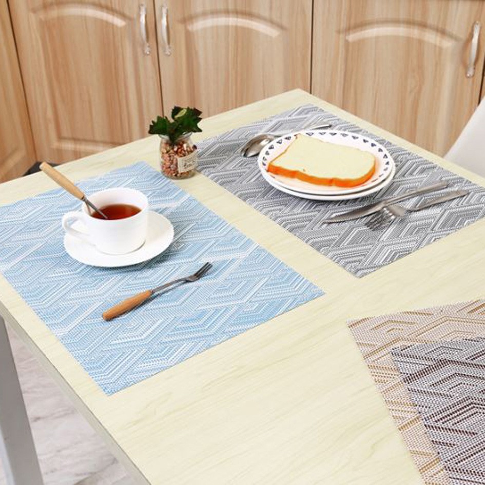 taplak meja alas piring geometric table mat (1D4) khg008