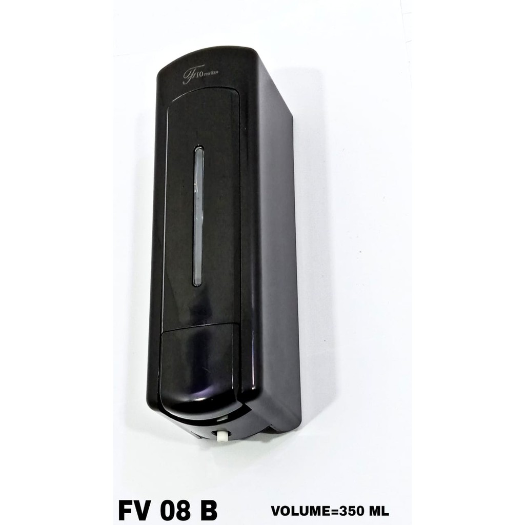 Tempat sabun cair HITAM 350ml Fiorentino FV08B- Hand soap Dispenser soap shampoo sanitizer Minimalis BLACK 350 ml /D21