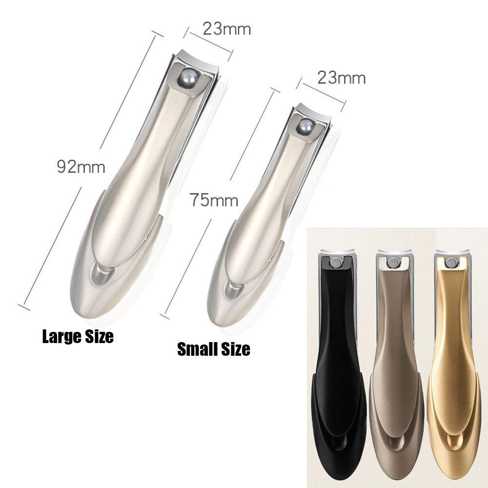 Preva Gunting Kuku Anti Percikan Anti Cipratan Alat Manikur Kuku Multi Ukuran Anti slip Stainless Steel