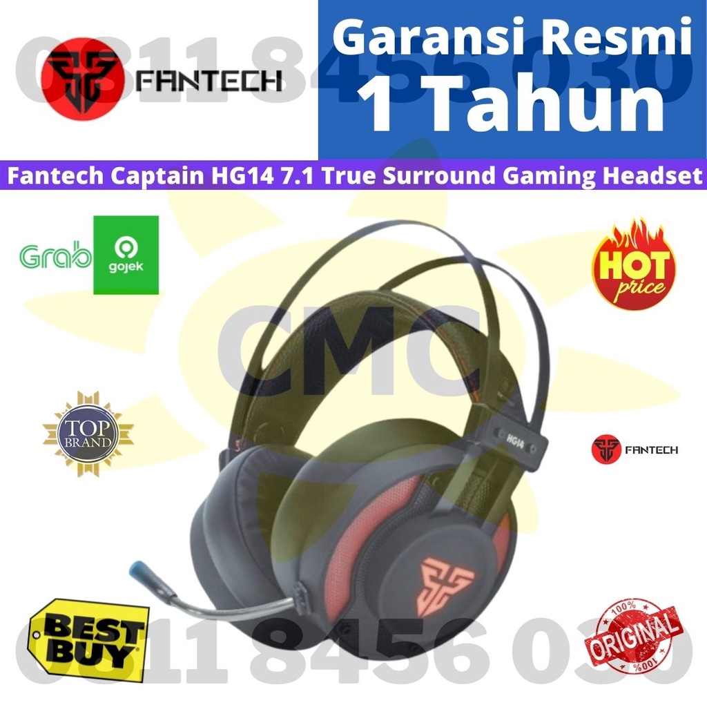 Headset Fantech Captain HG14 7.1 True Surround Gaming Headset HG 14