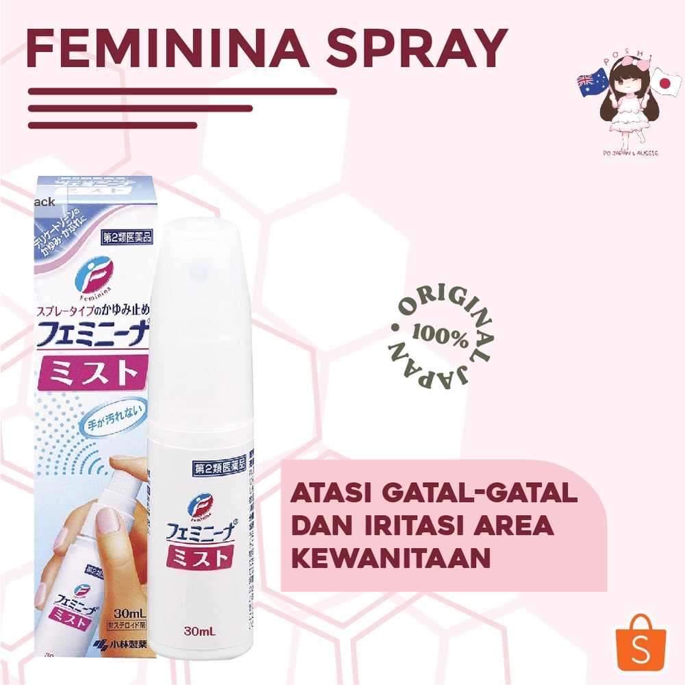 Feminina Spray Original Japan Obat Vagina Perawatan Tubuh Premium Termurah Berkualitas - By poshi.jp