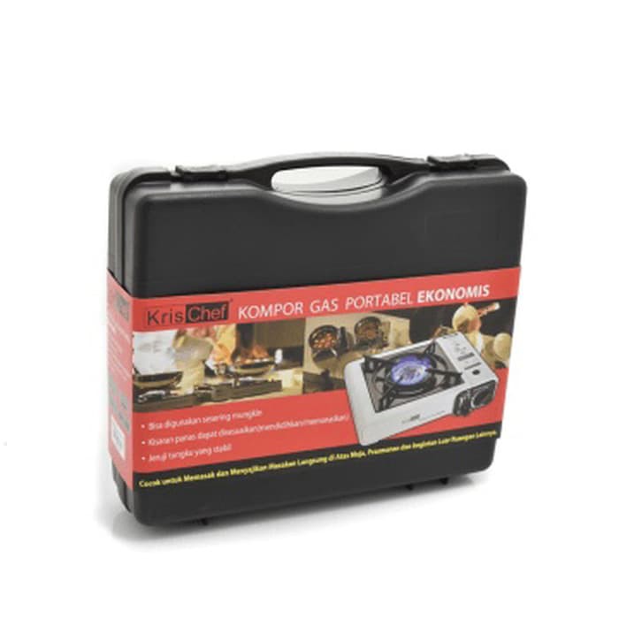 Kompor Gas Portable krischef  Hitam M1974