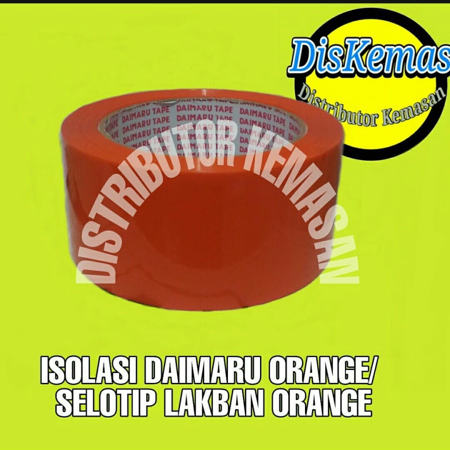 

ISOLASI DAIMARU ORANGE / SELOTIP LAKBAN ORANGE