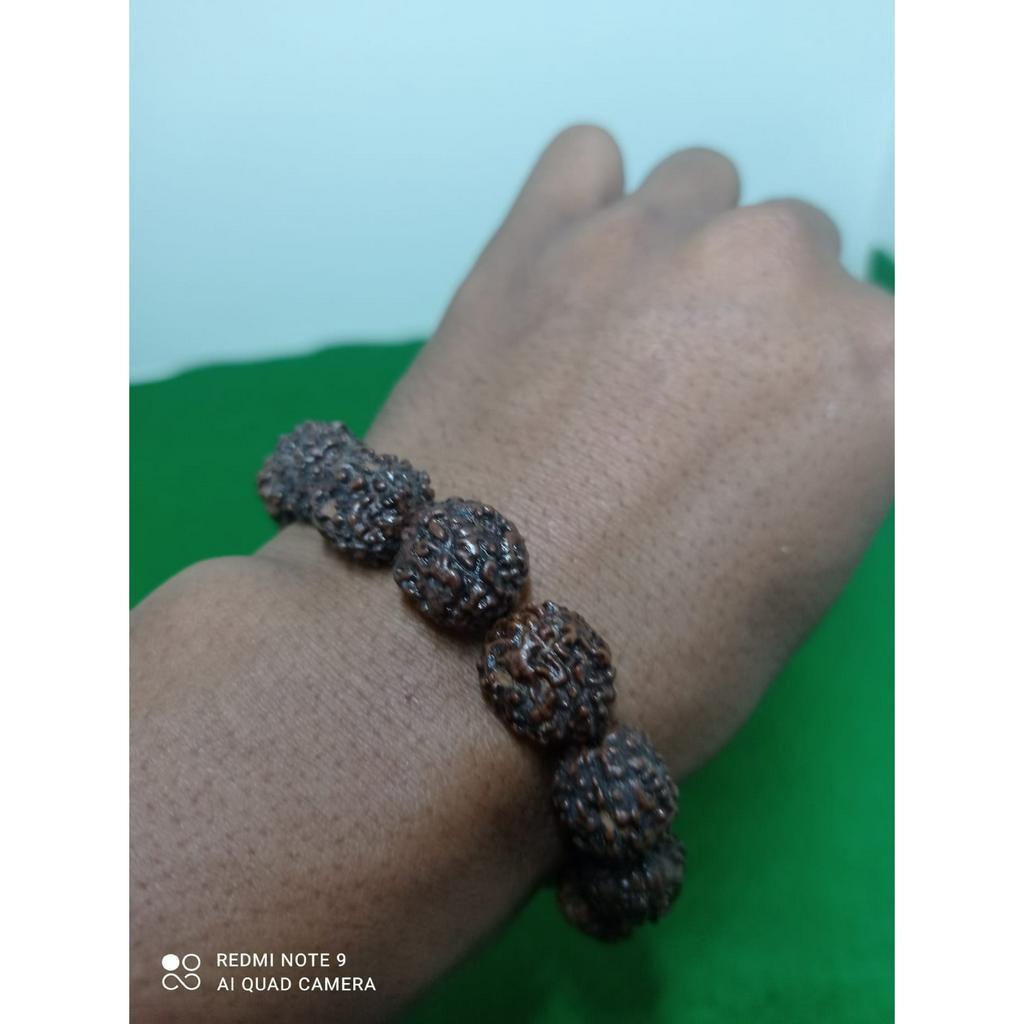 gelang ginitri rudrakhsa 18mm