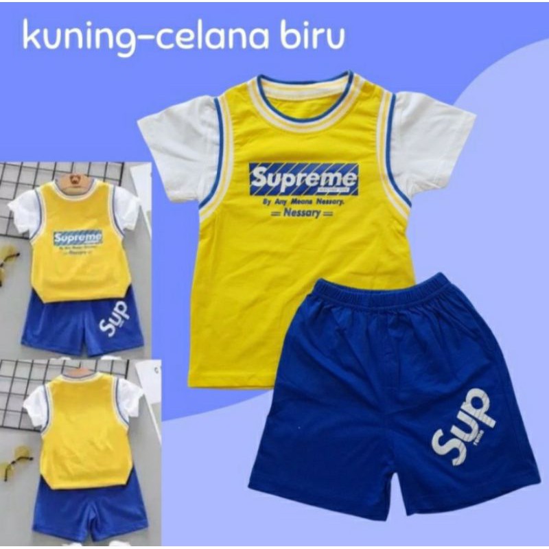 Setelan Baju Sporty ( Supreme )