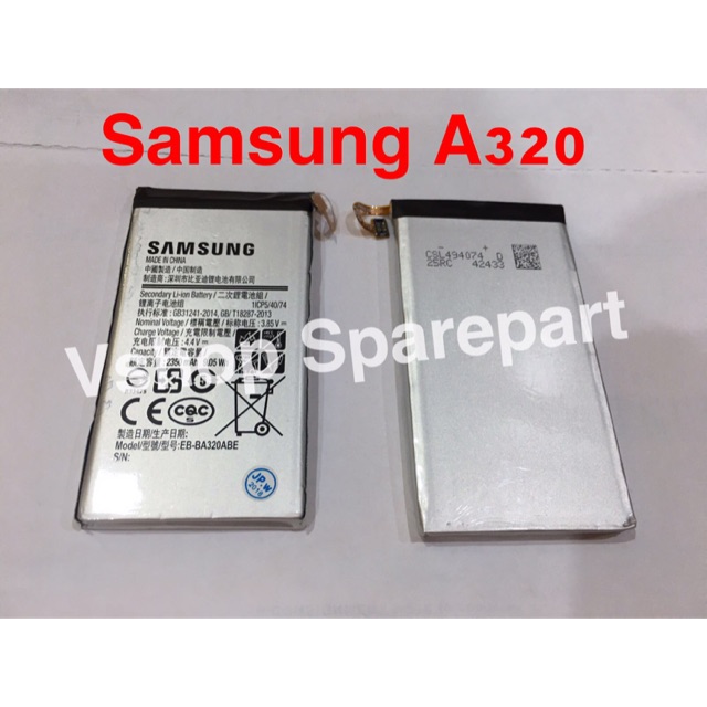 Baterai Batre Battery Samsung A320 A3 2017