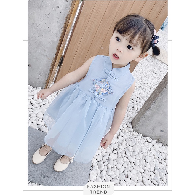 Gaun Import Anak Perempuan Desain Dress Hanfu Traditional China