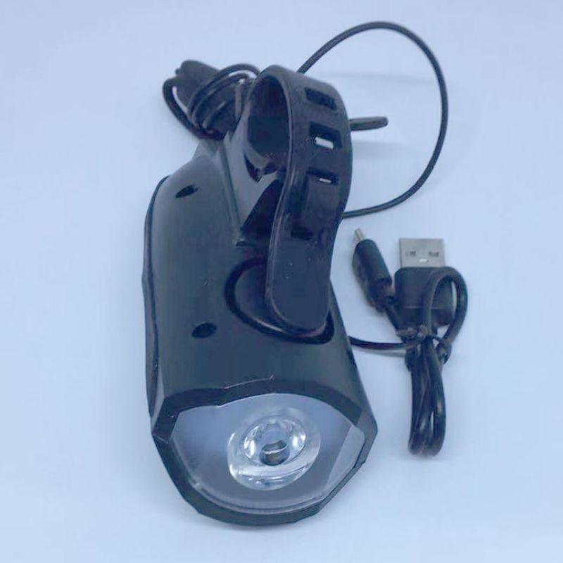 Waterproof Lampu Klakson Sepeda Rechargeable Bike Light XPG LED 250 Lumens 7588 ANLOOK Hitamjnp