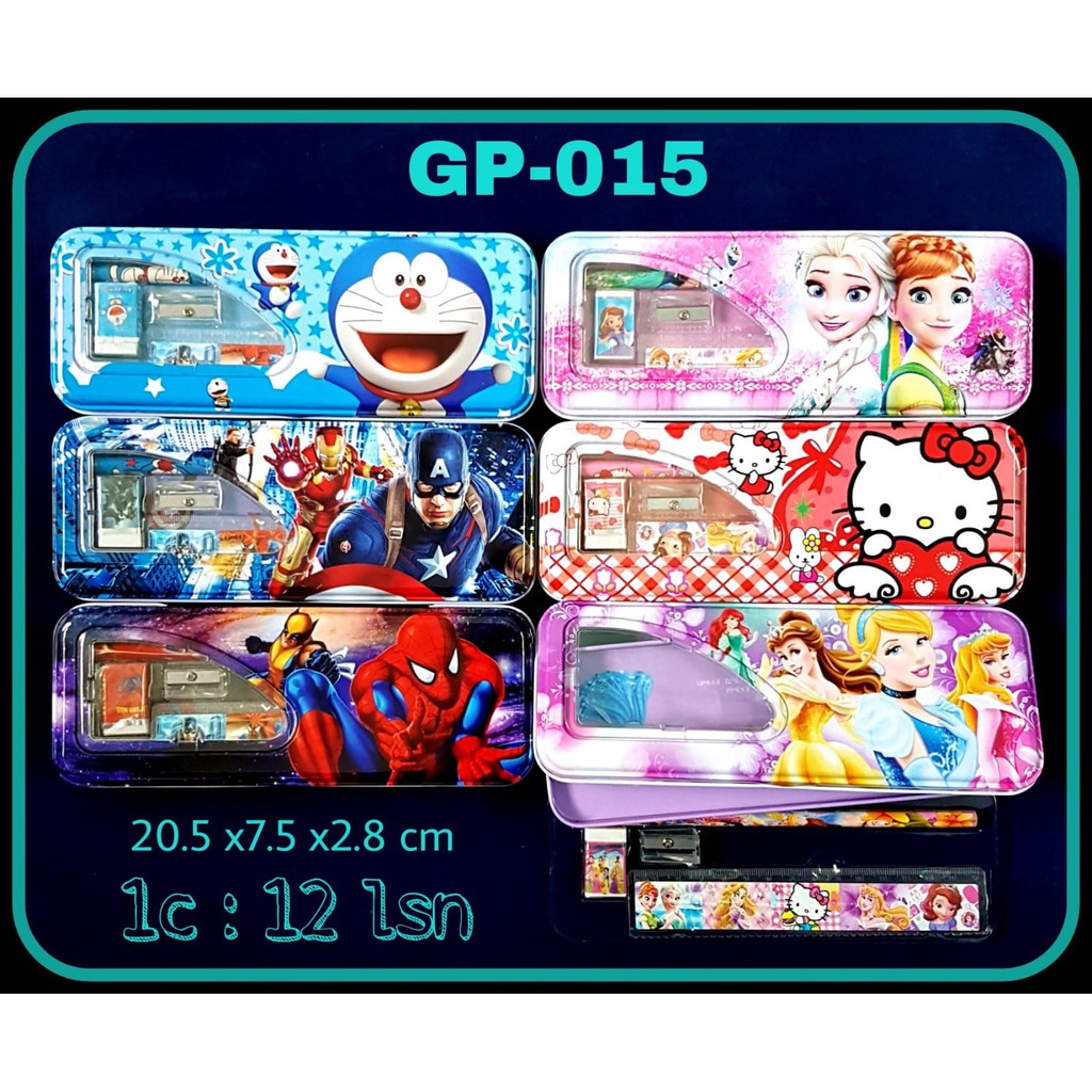 

Tempat Kotak Pensil Stationery Study Set Alat Tulis GP-015