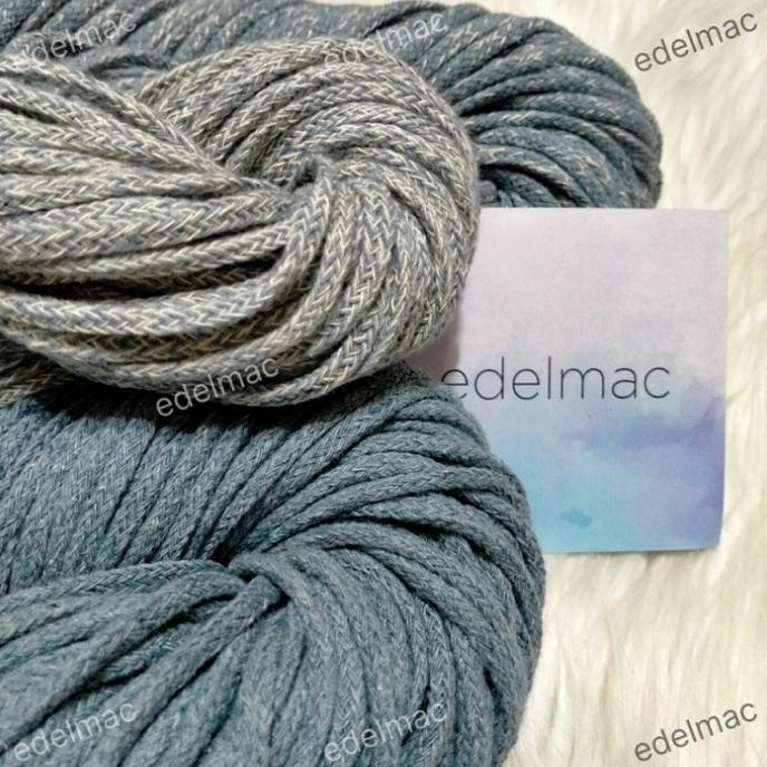 @#@#@#] Tali Benang Macrame | Tali Rajut | Braided Cotton Rope Denim 4mm