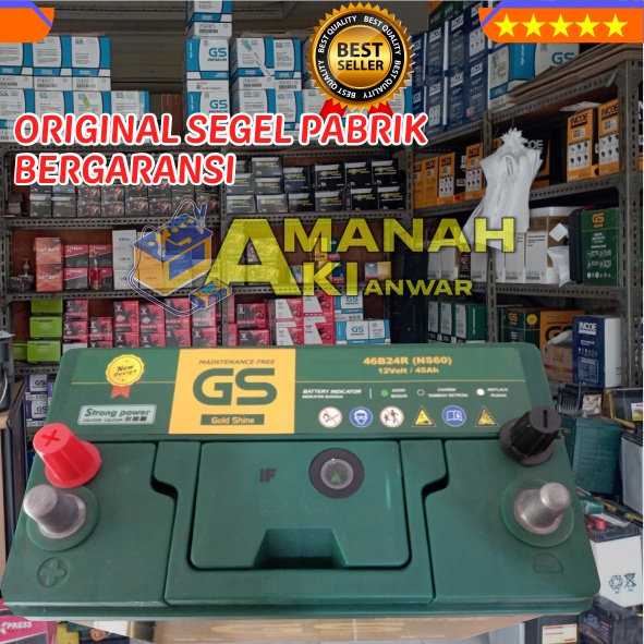Jual GS Gold shine Aki Mobil NS60L MF (Aki Grand Livina,City,Altis