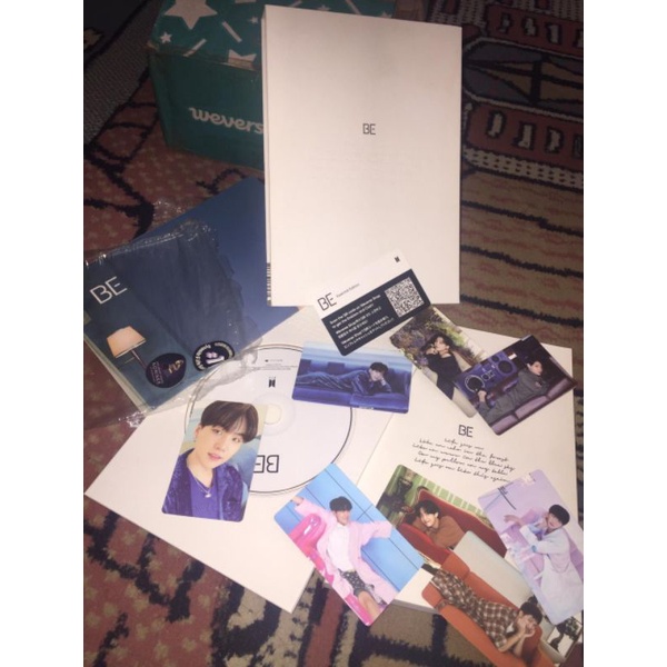 Fullset Album BTS BE ESSENTIAL EDITION PC SUGA + POB JHOPE (jungkook, taehyung, jimin, jin, v, rm, n