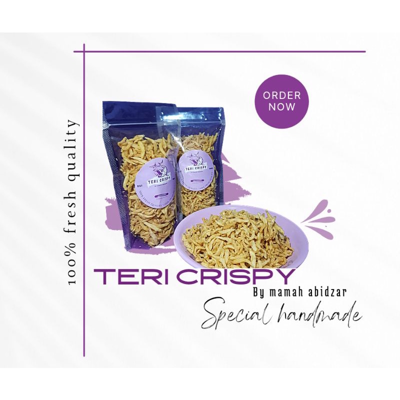 

TERI CRISPY Khas Madura Non Msg 120 gram | ( KUALITAS PREMIUM )