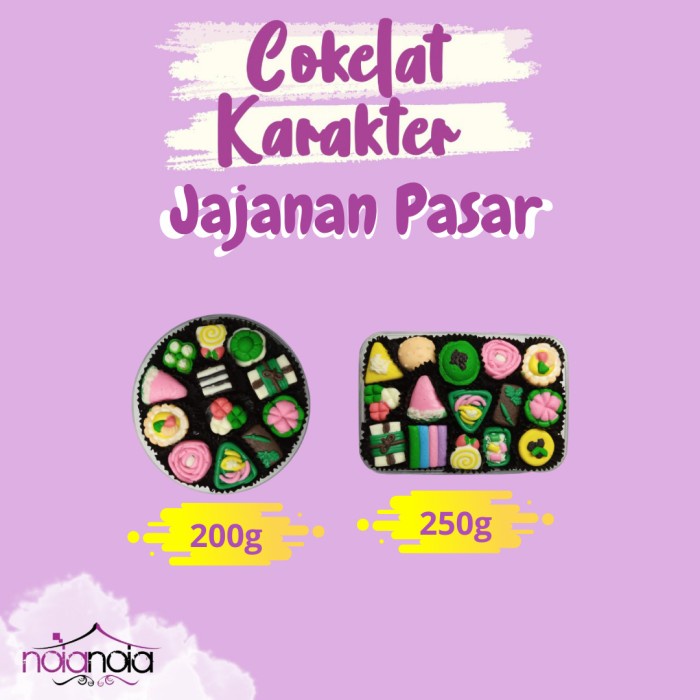 

Cokelat Karakter Kue Jajanan Pasar