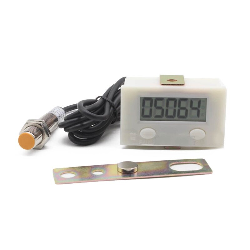 Digital Electronic LCD Punch Counter Magnetic Induction Proximity Switch XJ5J