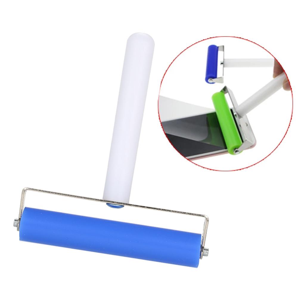 Rebuy Silicone Roller Blue 10cm Aksesoris Telepon Karet Lembut Handphone Layar Laptop Ponsel Repair Tools