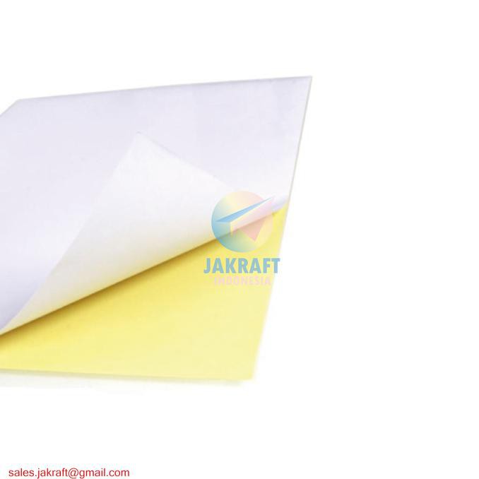 HOT SALE|BEST SALLER Kertas Stiker Sticker HVS A4 Doft Doff Putih Polos High Quality FASTAC