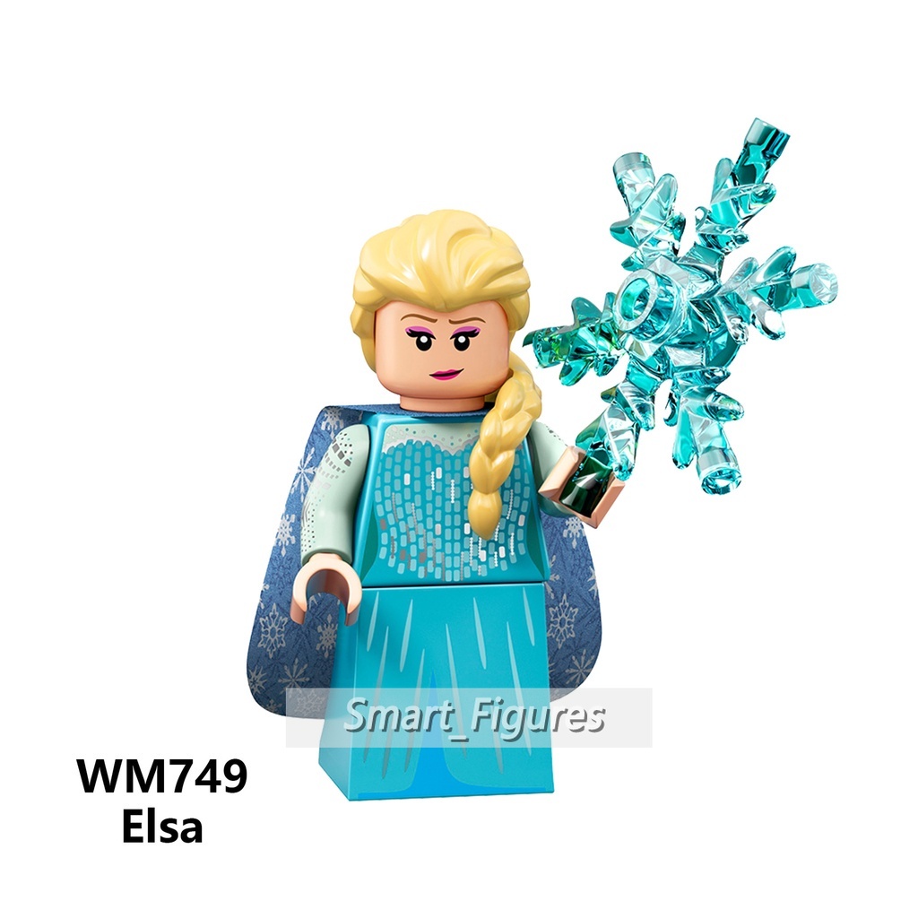 Wm6067 WM6084 Mainan Action Figure Princess Frozen Elsa Anna Fairy Tale Mini Untuk Hadiah Anak