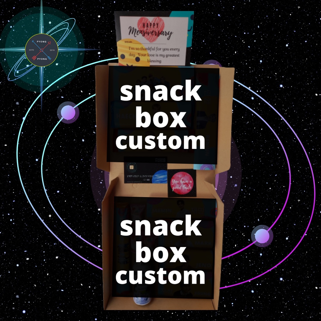 

Pyong snack box k-pop custom