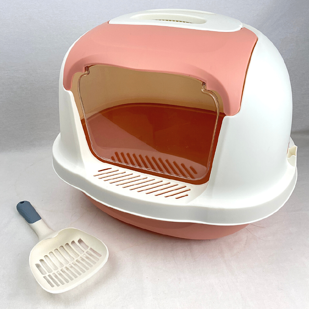 

PAKEWAY Toilet Kucing TOMCAT Series Cat Toilet Box PINK