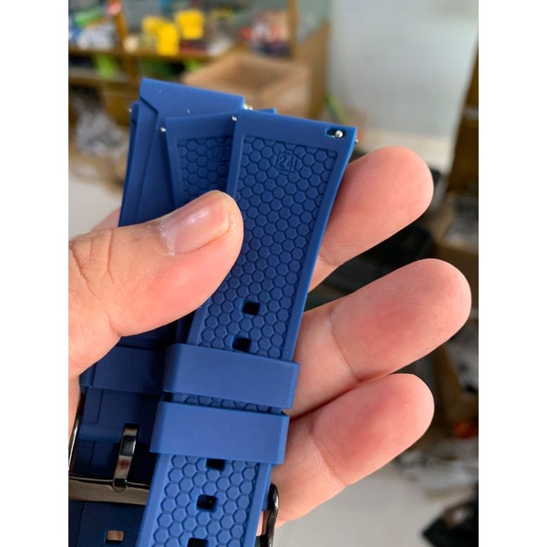 Strap Tali Jam Tangan Silicon lembut Biru