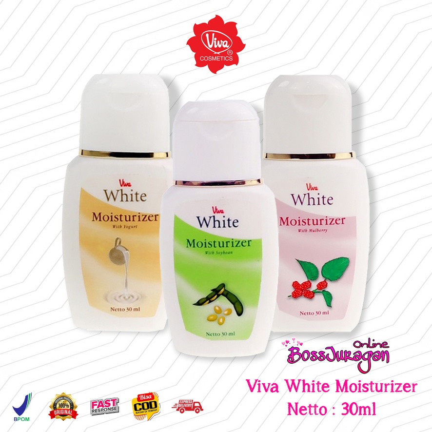 (BOSS) Viva White Moisturizer 30ml Travel Size | Mulberry / Yogurt / Soybean