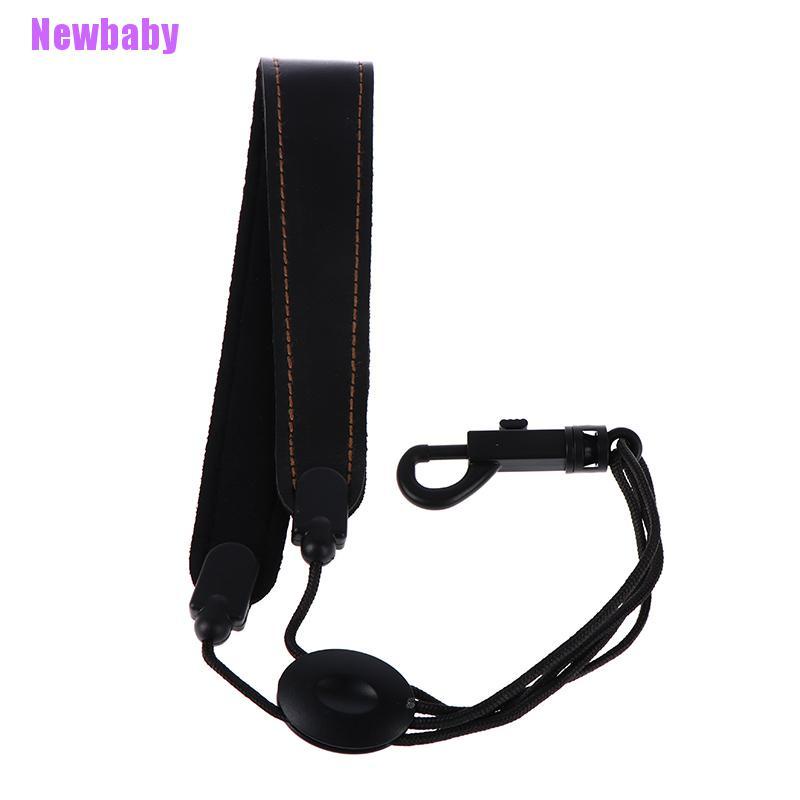 Strap Leher Adjustable Bahan Kulit Untuk Saxophone Alto