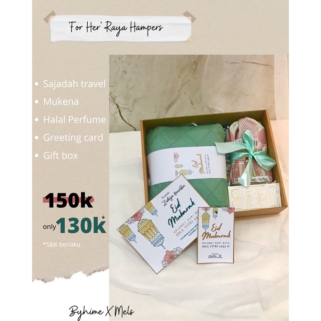 

For Her Raya Hampers | Hampers lebaran | Parcel Idul Fitri