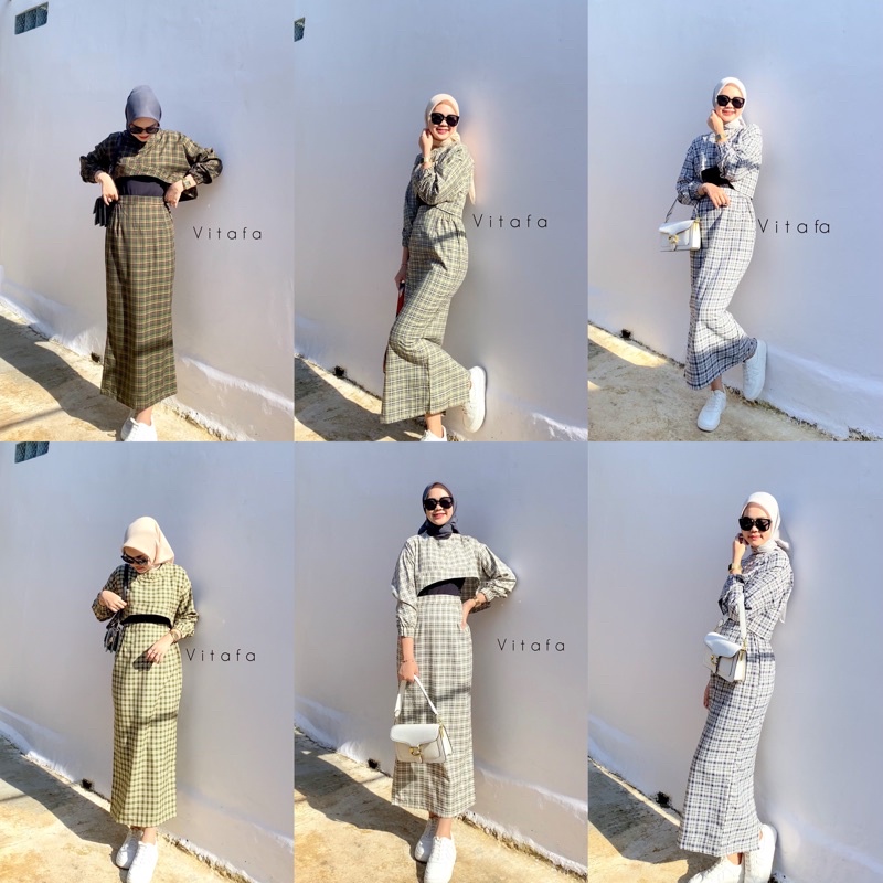 ONE SET TARTAN TANIA BY VITAFA ID