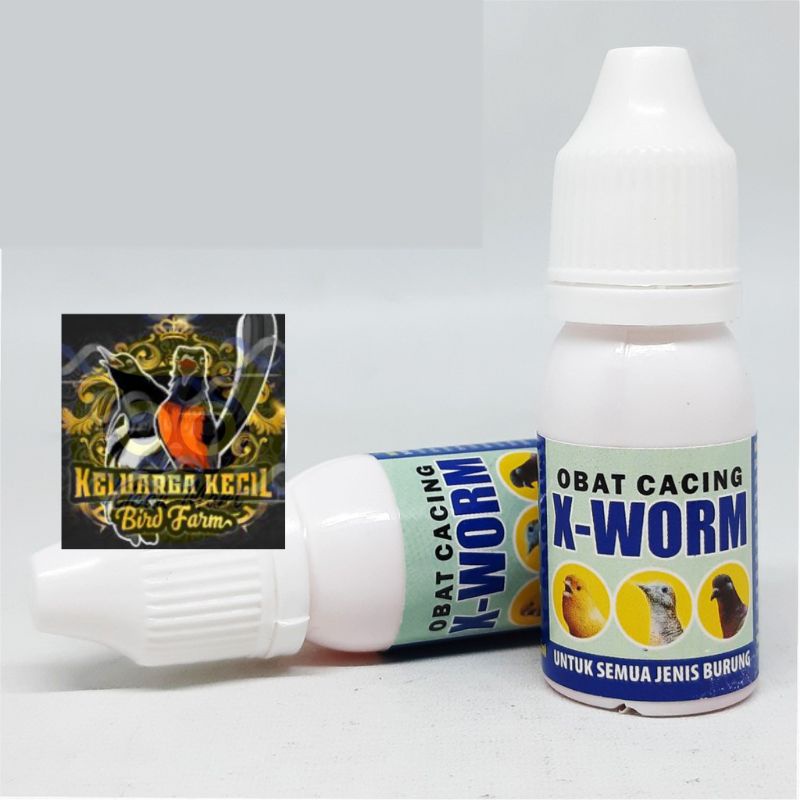 X WORM Obat Burung Cacingan solusi atasi burung cacingan