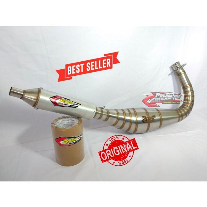 Knalpot Creampie RX KING KOLONG KOMPETISI STAINLESS