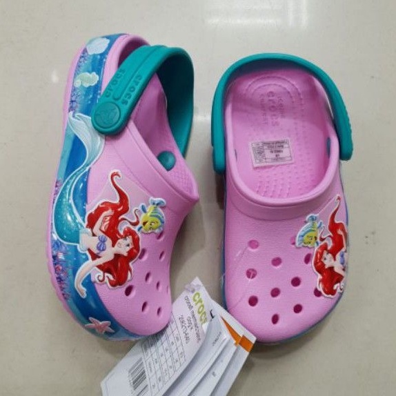 crocks anak fun lab Mermaid / Sandal anak crocs Ariel / Crocs anak