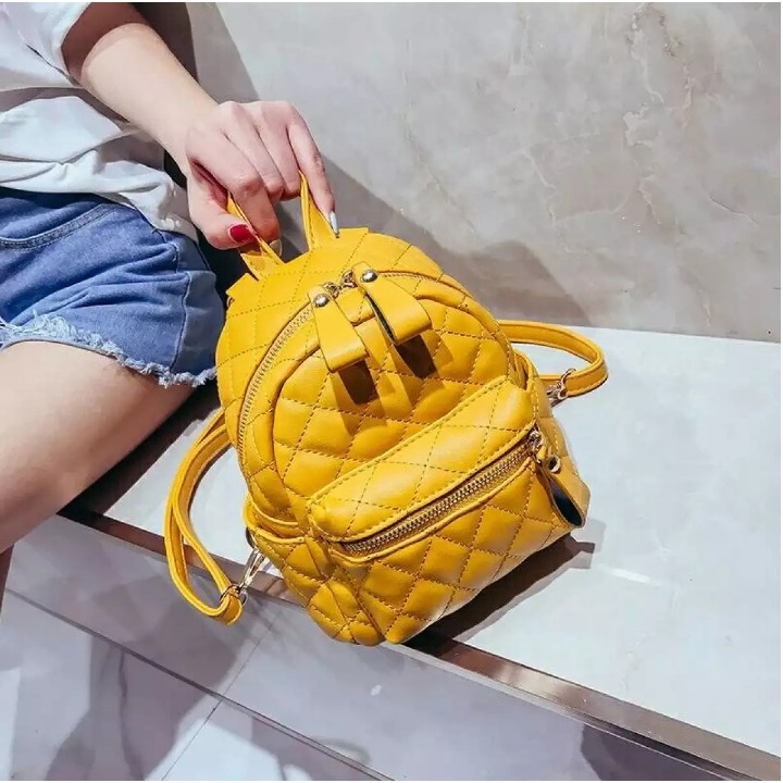 Tas Ransel  Wanita Dewasa Remaja Cantik Mini Cocok Buat Jalan-jalan Ondangan Terbaru Model style korean