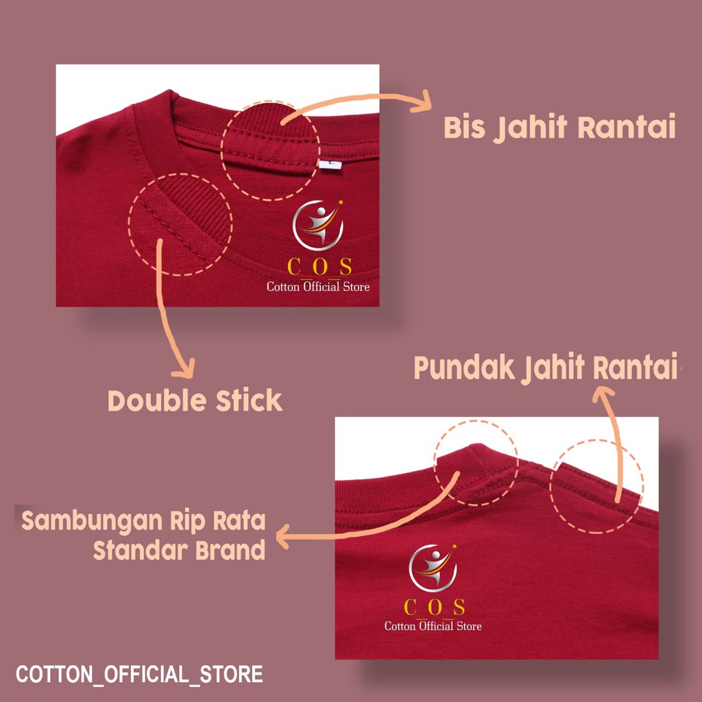 Kaos Polos COTTON COMBED 30s || KAOS POLOS SIZE M-L-XL-XXL ||