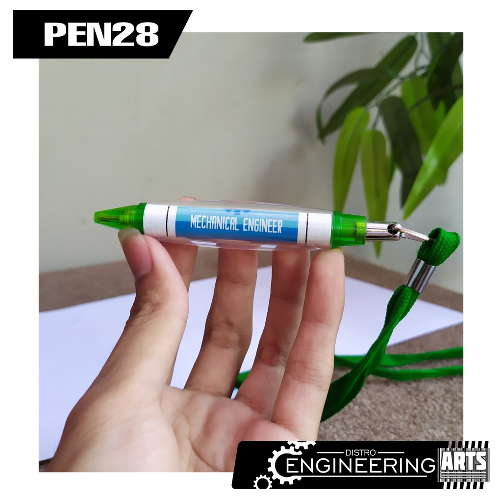 

Pulpen Kalung Hijau Full Sticker Motif MECHANICAL ENGINEER - PEN28