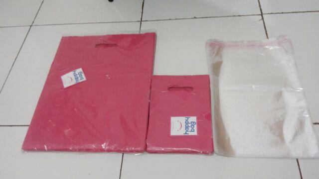 Kantong Plastik Warna Hd Plong / Pond Oval / Hd Oval /  Shopping Bag / 15x25 Cm