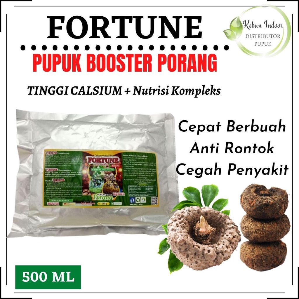 Booster Tanaman Porang, Pupuk Organik Porang, Pupuk Booster Porang Pembesar Umbi Porang