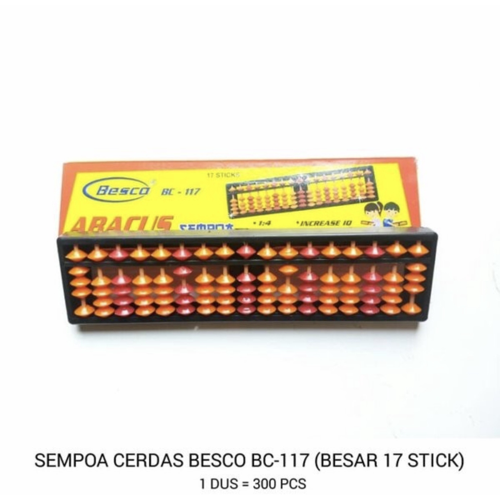 SEMPOA ABACUS 17 TIANG - ARITMATIKA BESCO