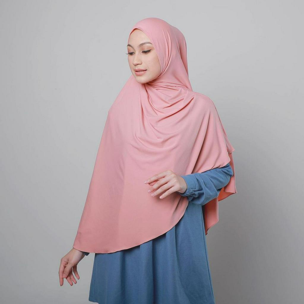 Zoya Hijab Kerudung Instant Hala Bergo Bahan Lycra
