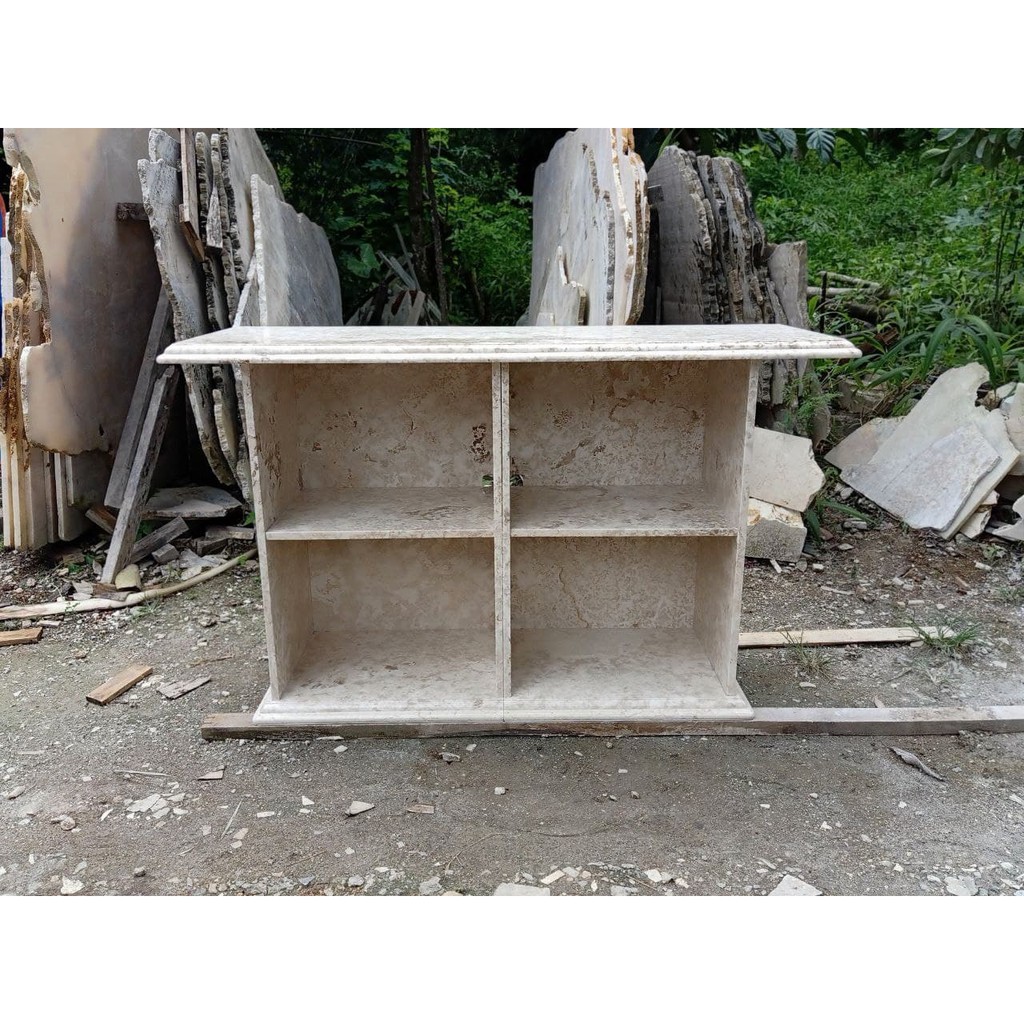 Meja Bar Rak Buffet TV Marmer