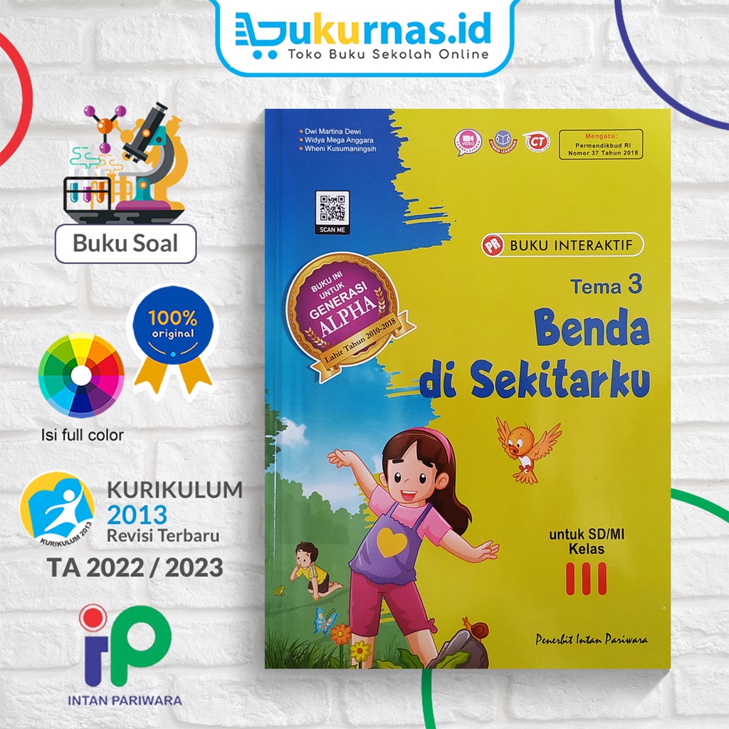 Buku PR Interaktif SD/MI Kelas 3 Tema 3 - Intan Pariwara