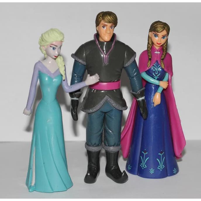 Action Figure Frozen (3 Pcs)