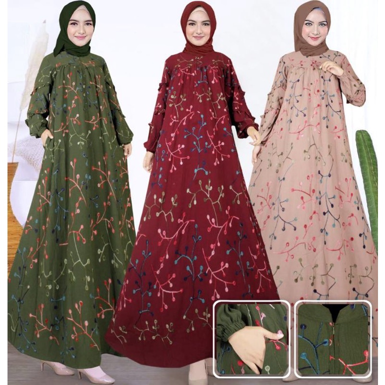 GAMIS CRINGKEL BORDIR//KODE AKA